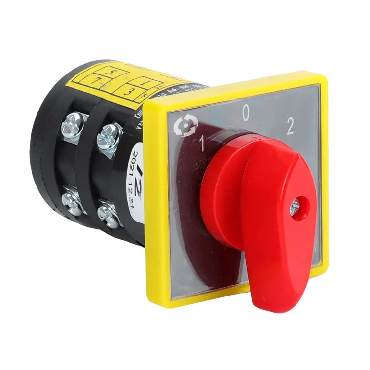 10A kolmen asennon yhdistelmä pyörivä nokkakytkin