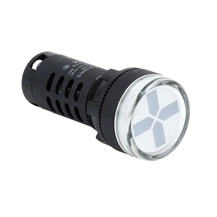 22 mm Asennusreiän koko Valkoinen Tyyppi Asennon merkkivalo AD16-22W