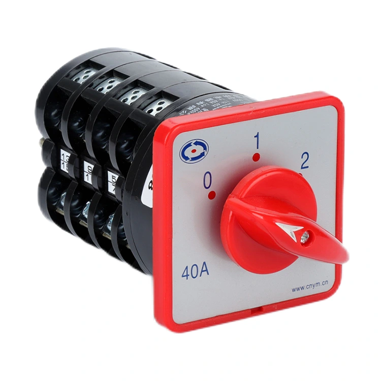 40A yhdistelmä pyörivä nokkakytkin 7.5kw