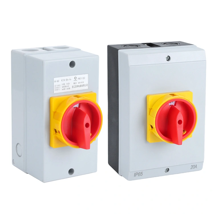 63A eristinkytkin vedenpitävällä laatikolla