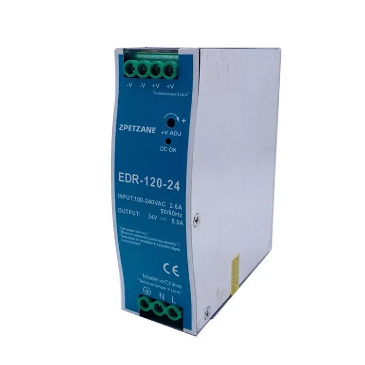 EDR-120W DIN-kiskoon asennettu kytkinvirtalähde